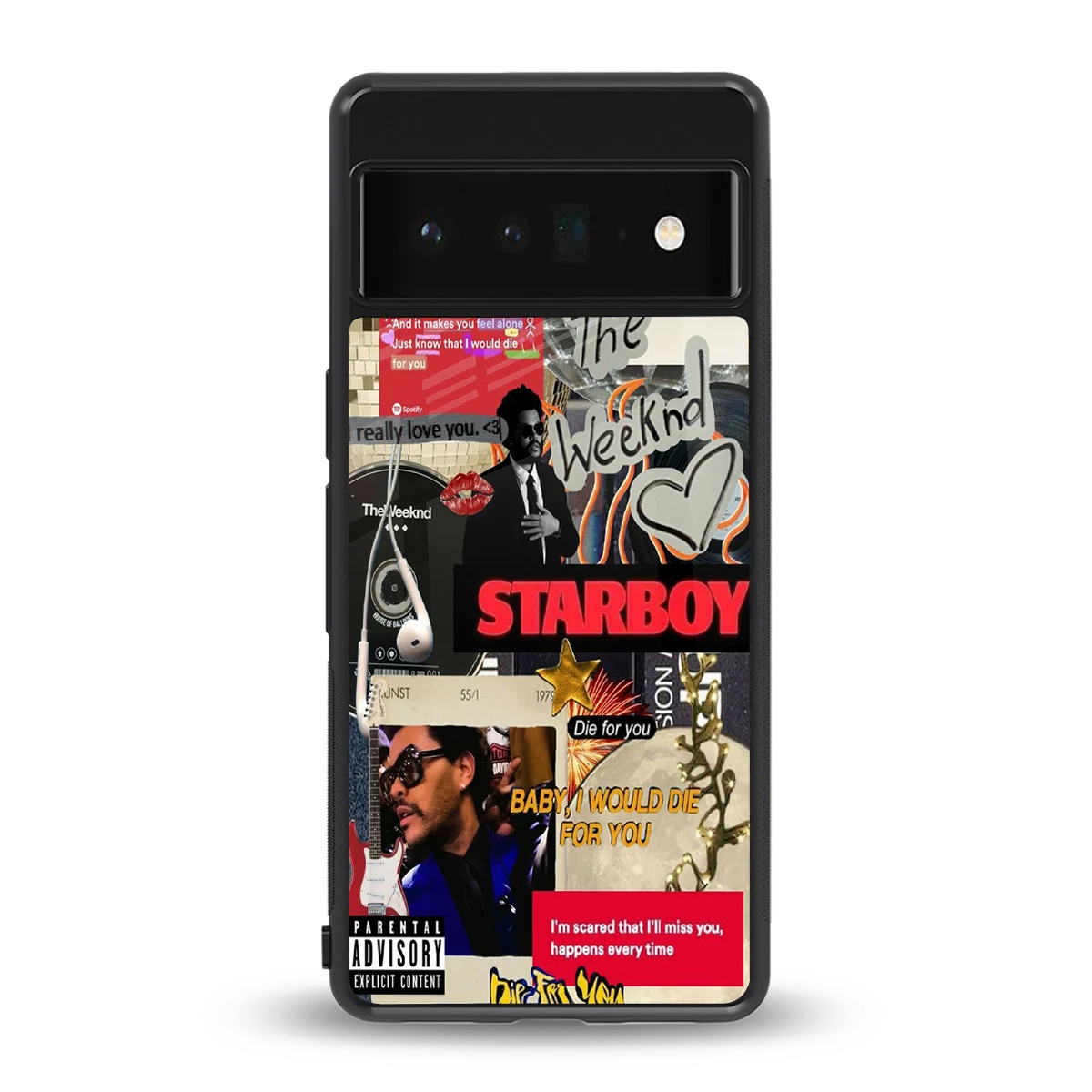 Stellar Starboy back phone cover | glass case for google pixel 6 pro