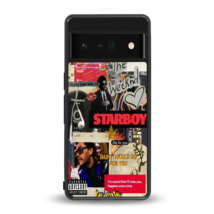 Stellar Starboy back phone cover | glass case for google pixel 6 pro