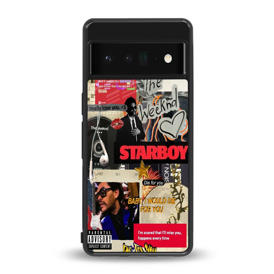 Stellar Starboy back phone cover | glass case for google pixel 6 pro