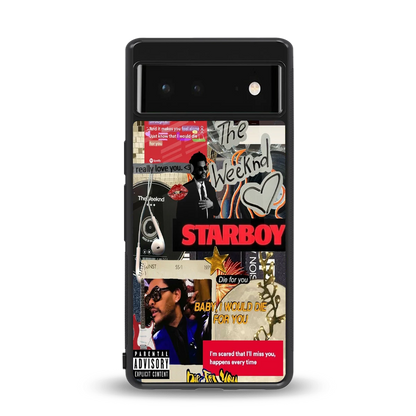 Stellar Starboy back phone cover | glass case for google pixel 6a