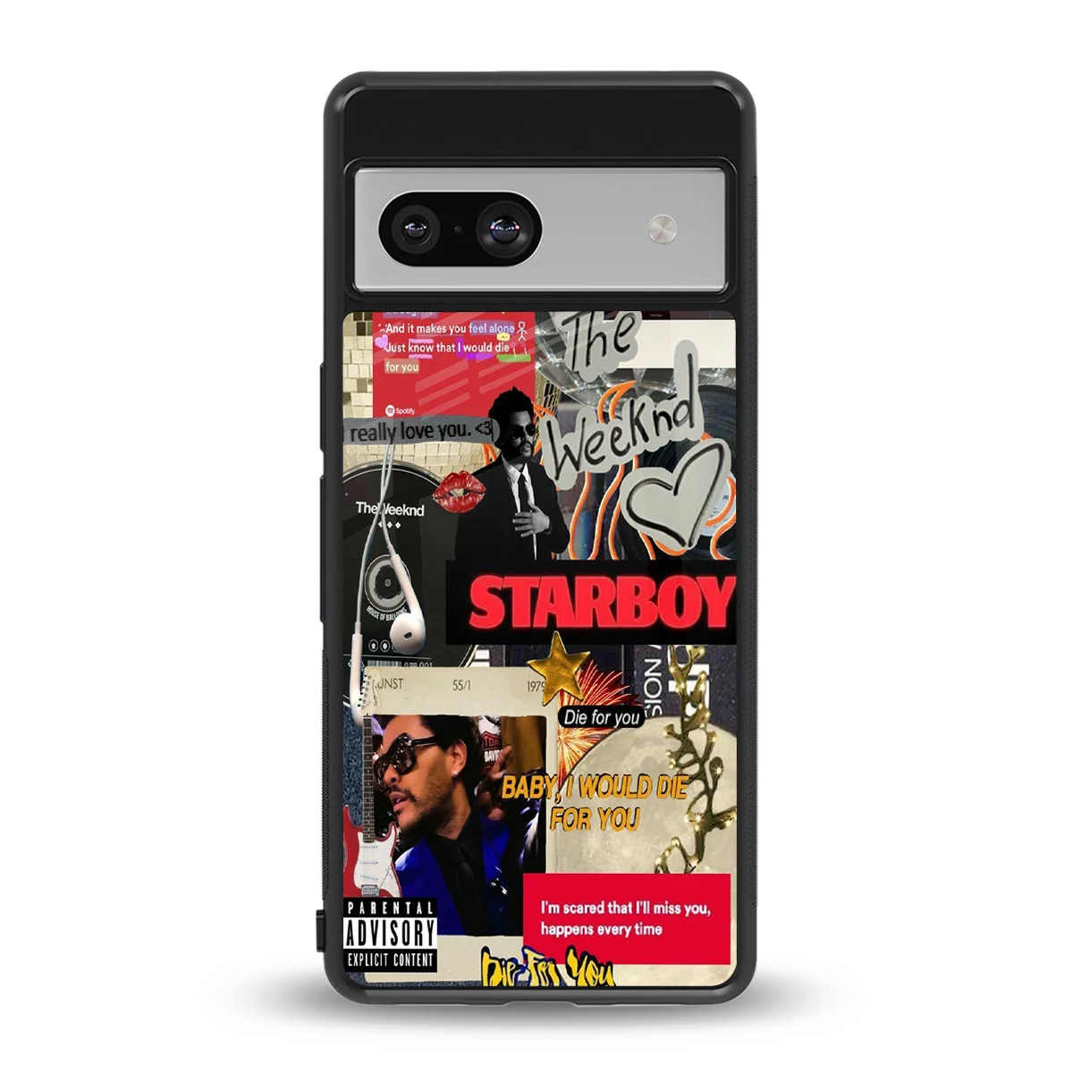 Stellar Starboy back phone cover | glass case for google pixel 7a