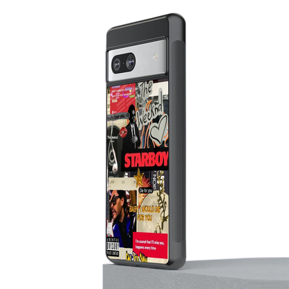 Stellar Starboy stylish phone case for google pixel 7 | glossy glass and slim fit