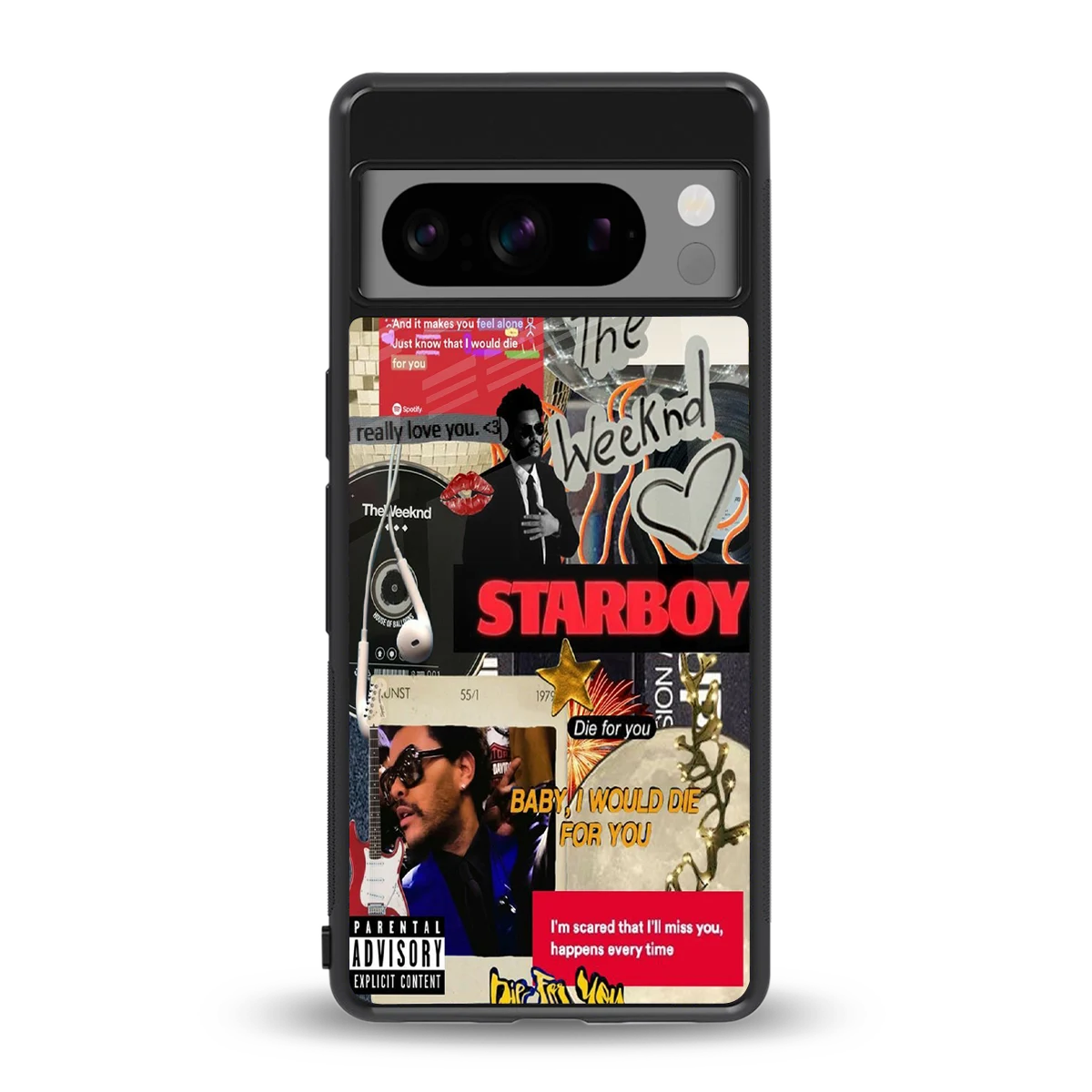 Stellar Starboy back phone cover | glass case for google pixel 8 pro