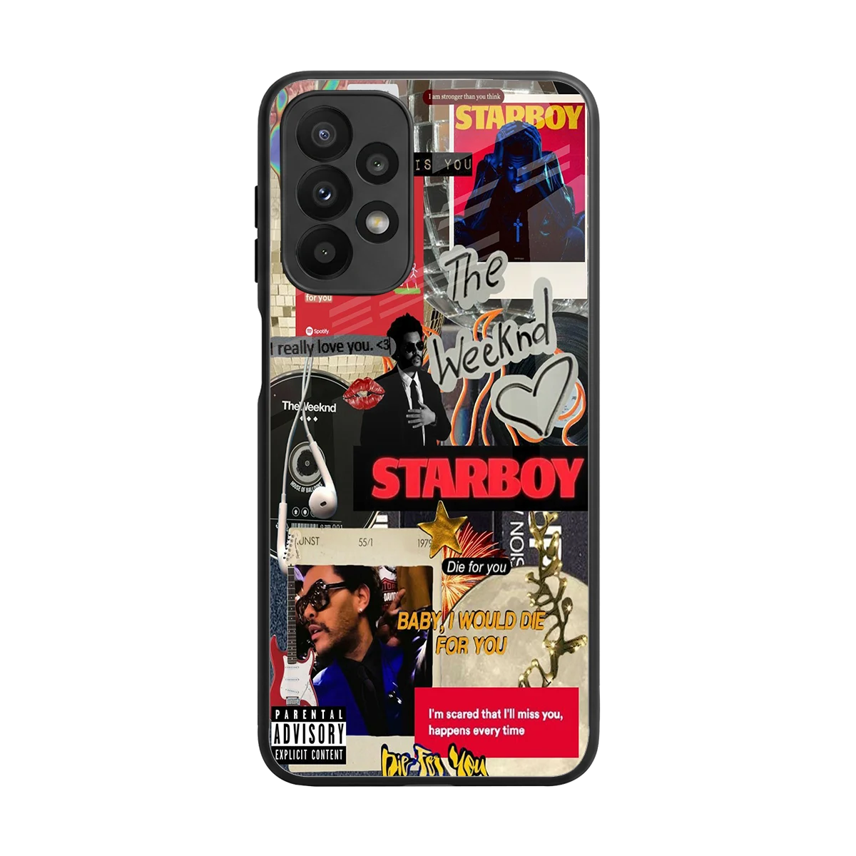 Stellar Starboy back phone cover | glass case for samsung galaxy a23