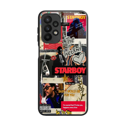 Stellar Starboy back phone cover | glass case for samsung galaxy a23