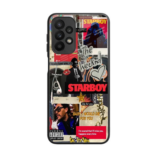 Stellar Starboy back phone cover | glass case for samsung galaxy a23