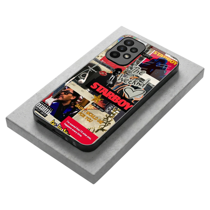Stellar Starboy stylish phone case for samsung galaxy a23 | glossy glass and slim fit