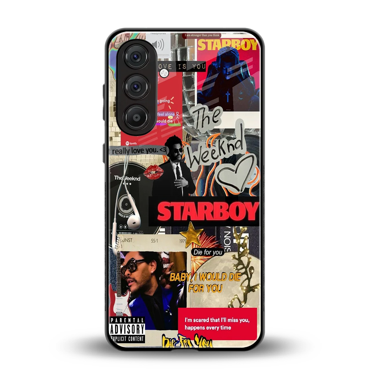Stellar Starboy back phone cover | glass case for samsung galaxy a14 5g