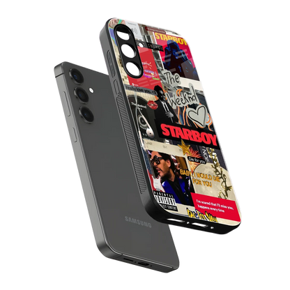 Stellar Starboy sleek samsung galaxy a16 5g cover with tempered glass back and TPU edges