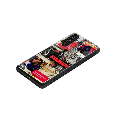 Stellar Starboy stylish phone case for samsung galaxy a16 5g | glossy glass and slim fit