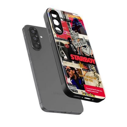 Stellar Starboy sleek samsung galaxy a17 5g cover with tempered glass back and TPU edges