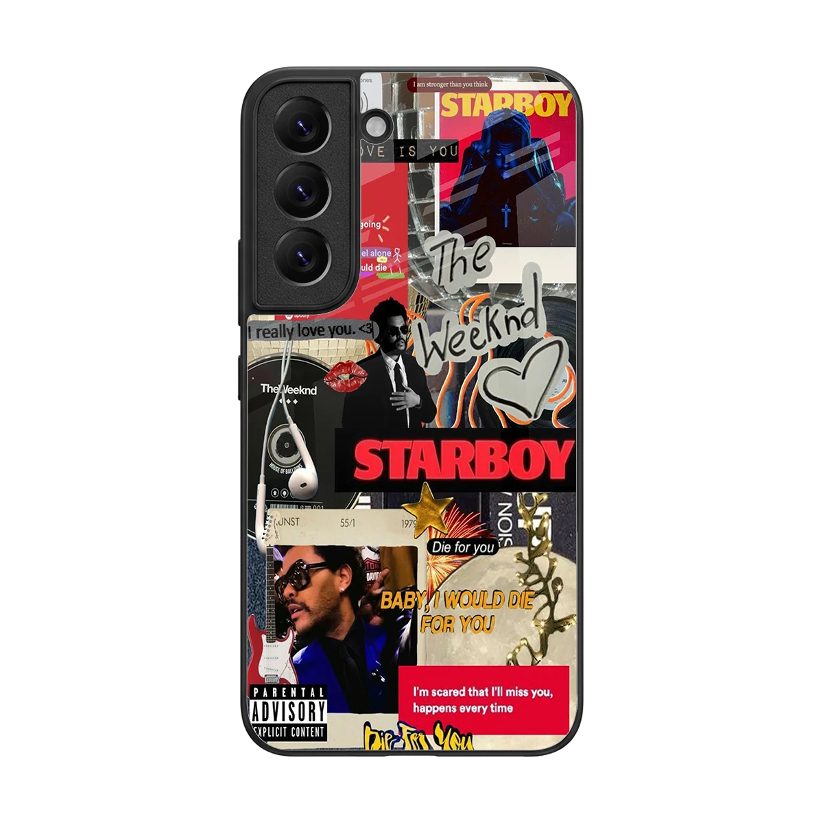 Stellar Starboy back phone cover | glass case for samsung galaxy s22