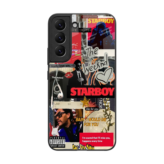 Stellar Starboy back phone cover | glass case for samsung galaxy s22