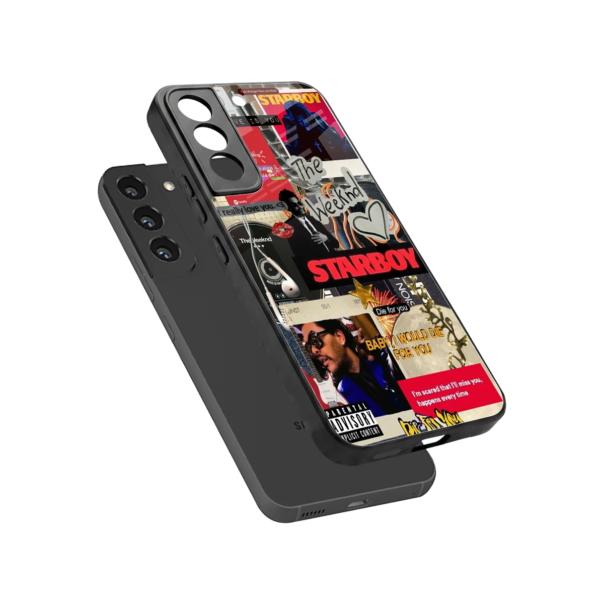 Stellar Starboy sleek samsung galaxy s22 cover with tempered glass back and TPU edges