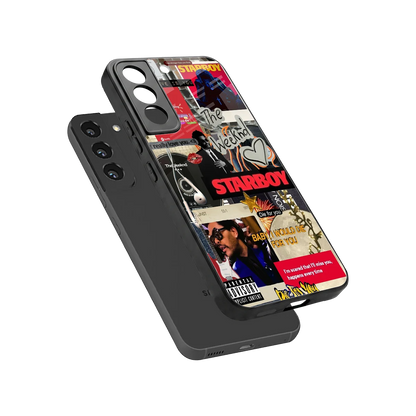 Stellar Starboy sleek samsung galaxy s22 cover with tempered glass back and TPU edges