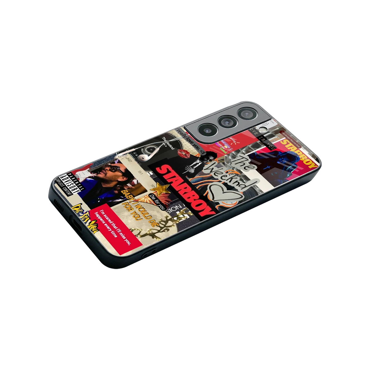 Stellar Starboy stylish phone case for samsung galaxy s22 | glossy glass and slim fit
