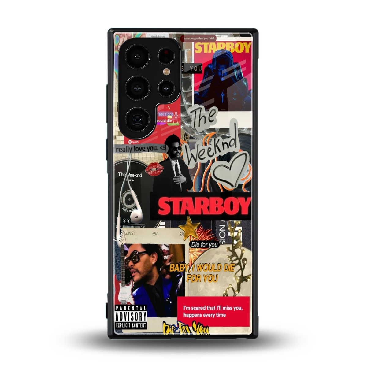 Stellar Starboy back phone cover | glass case for samsung galaxy s24 ultra