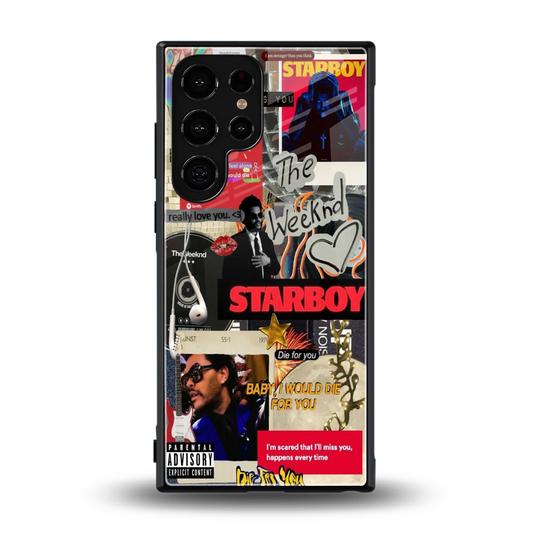 Stellar Starboy back phone cover | glass case for samsung galaxy s24 ultra