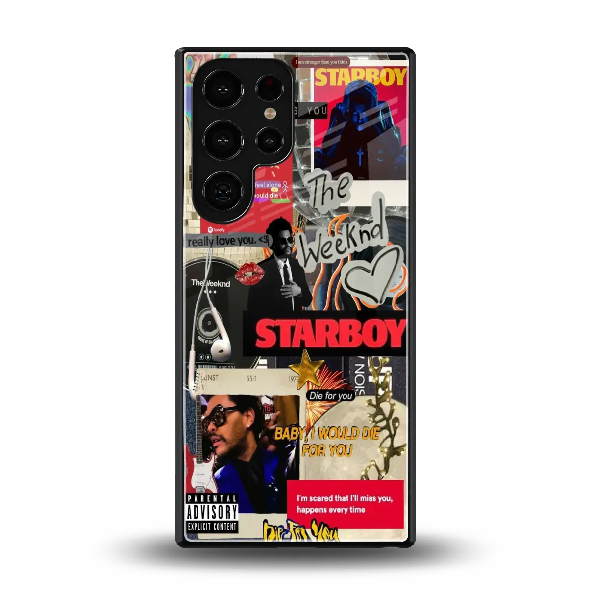 Stellar Starboy back phone cover | glass case for samsung galaxy s25 ultra