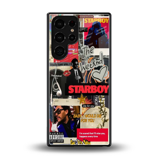 Stellar Starboy back phone cover | glass case for samsung galaxy s25 ultra