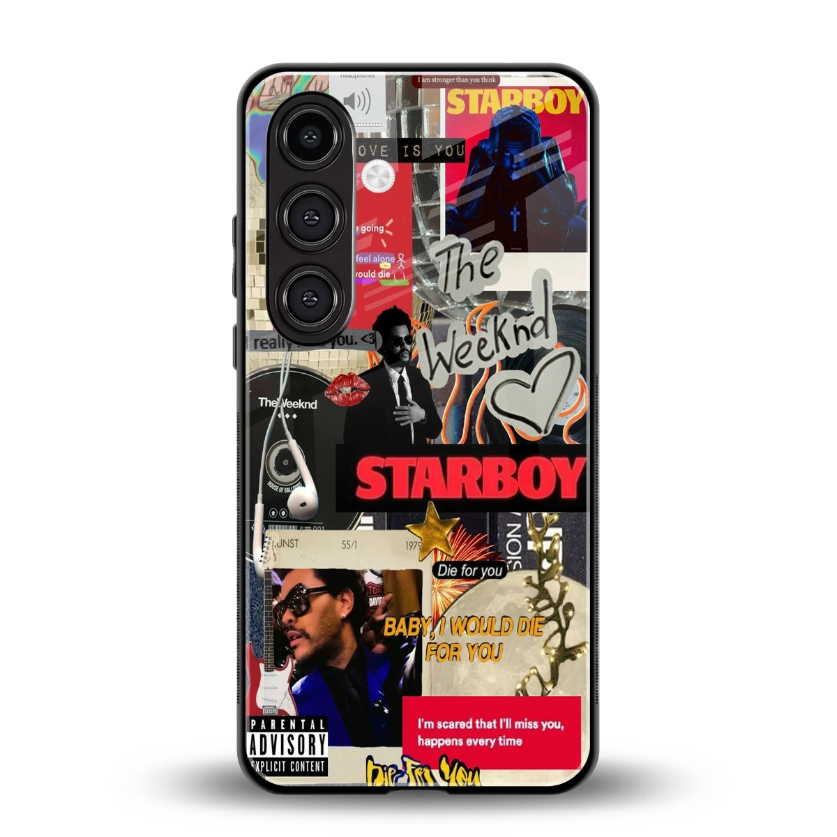 Stellar Starboy back phone cover | glass case for samsung galaxy s24