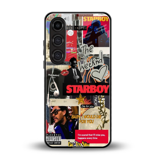 Stellar Starboy back phone cover | glass case for samsung galaxy s24