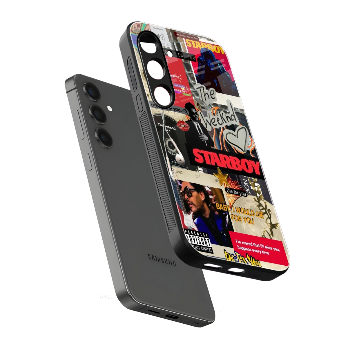 Stellar Starboy sleek samsung galaxy s24 cover with tempered glass back and TPU edges