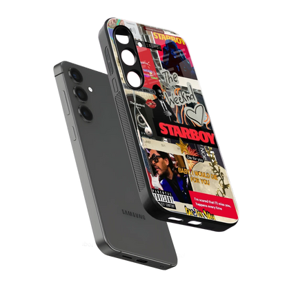 Stellar Starboy sleek samsung galaxy s24 cover with tempered glass back and TPU edges