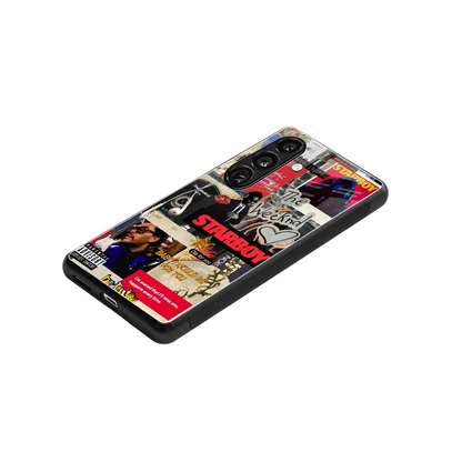 Stellar Starboy stylish phone case for samsung galaxy s24 | glossy glass and slim fit