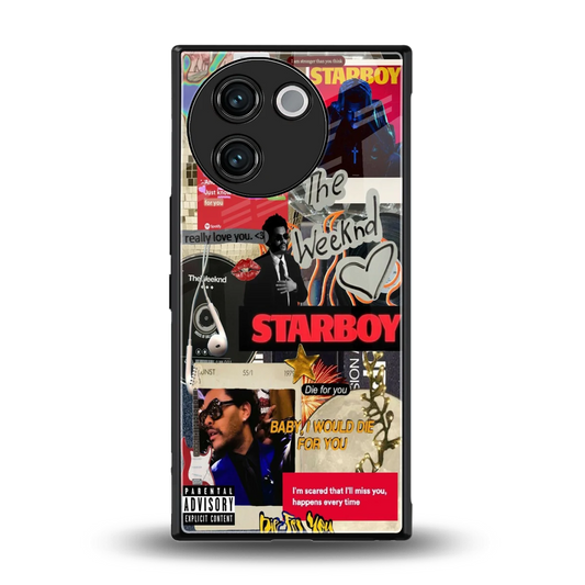 Stellar Starboy back phone cover | glass case for vivo v30e