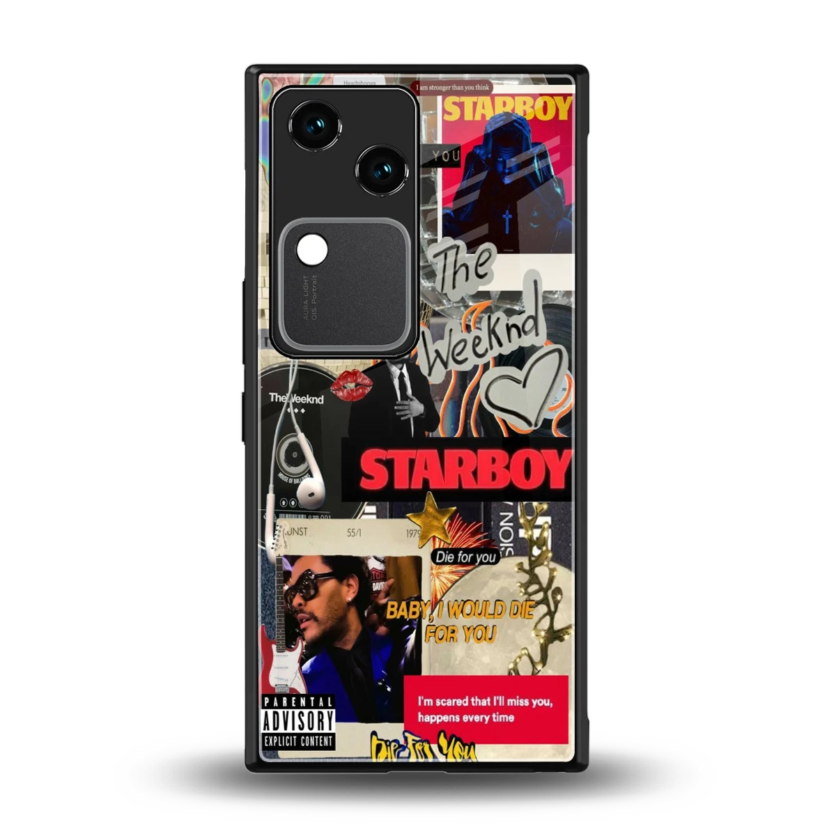 Stellar Starboy back phone cover | glass case for vivo v30