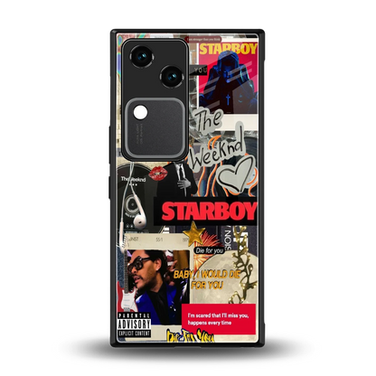 Stellar Starboy back phone cover | glass case for vivo v30