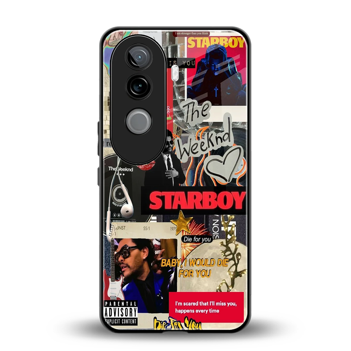 Stellar Starboy back phone cover | glass case for vivo v40e