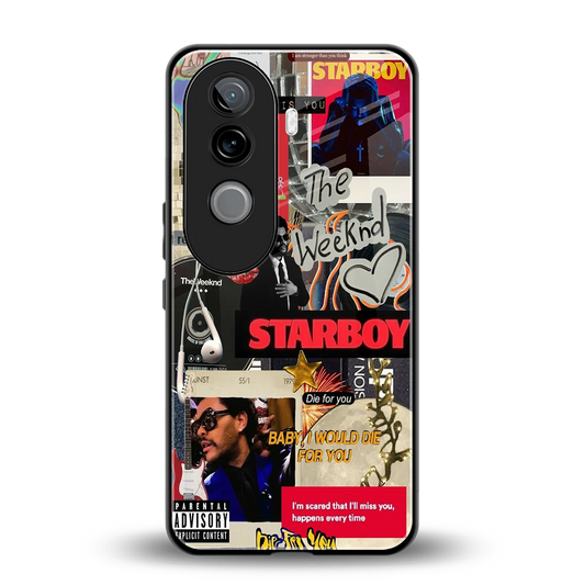 Stellar Starboy back phone cover | glass case for vivo v40e