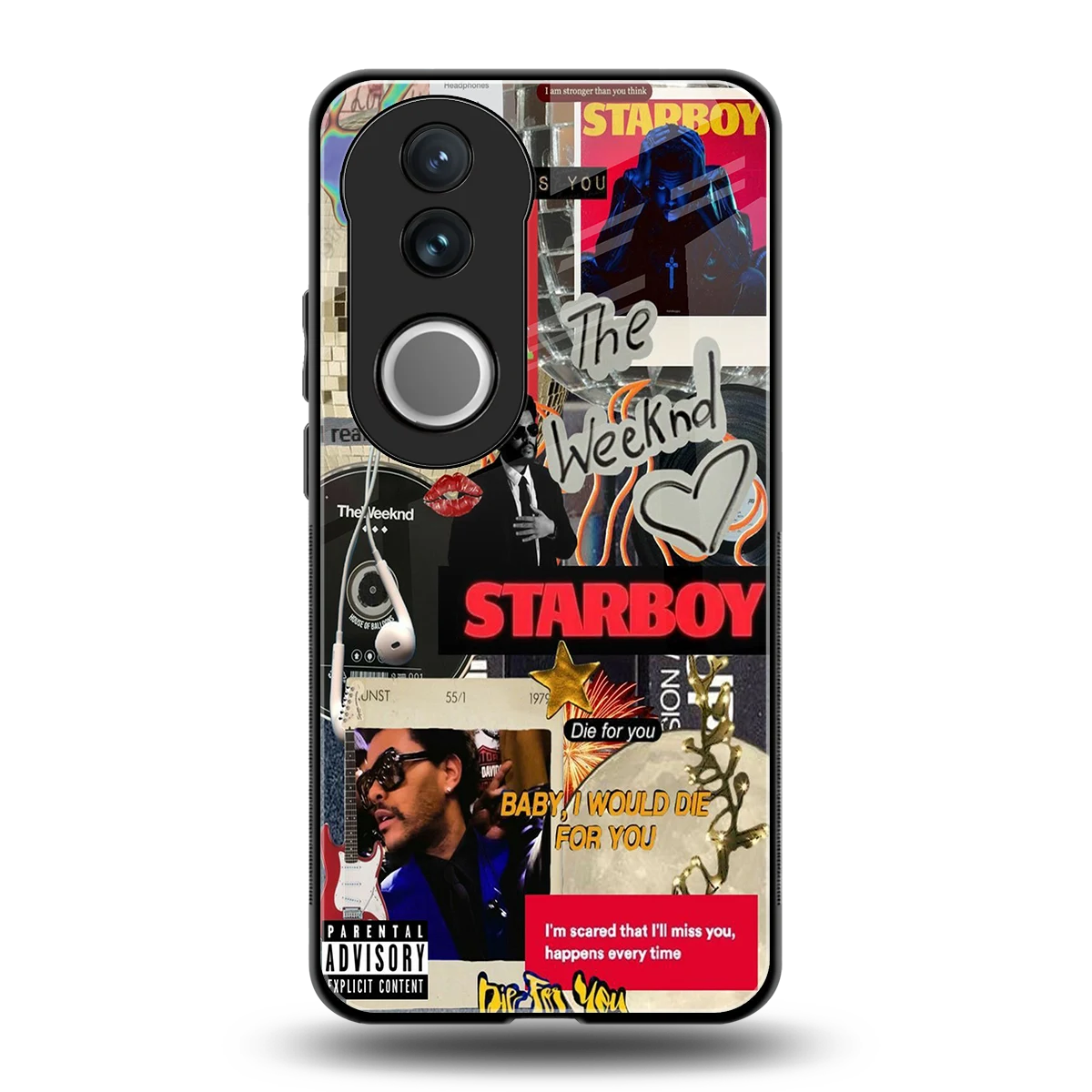 Stellar Starboy back phone cover | glass case for vivo v50