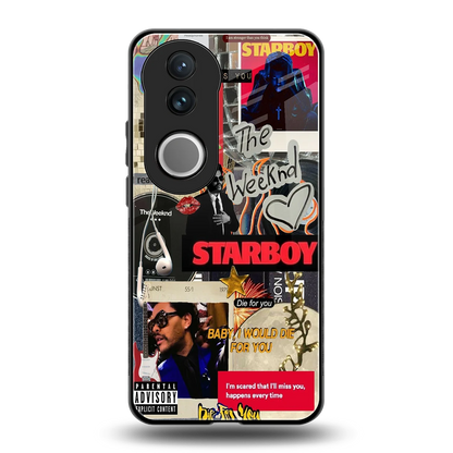 Stellar Starboy back phone cover | glass case for vivo v50
