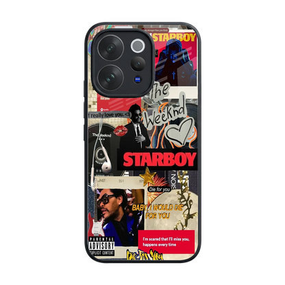 Stellar Starboy back phone cover | glass case for vivo v70