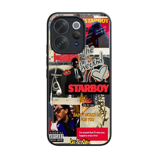 Stellar Starboy back phone cover | glass case for vivo v70