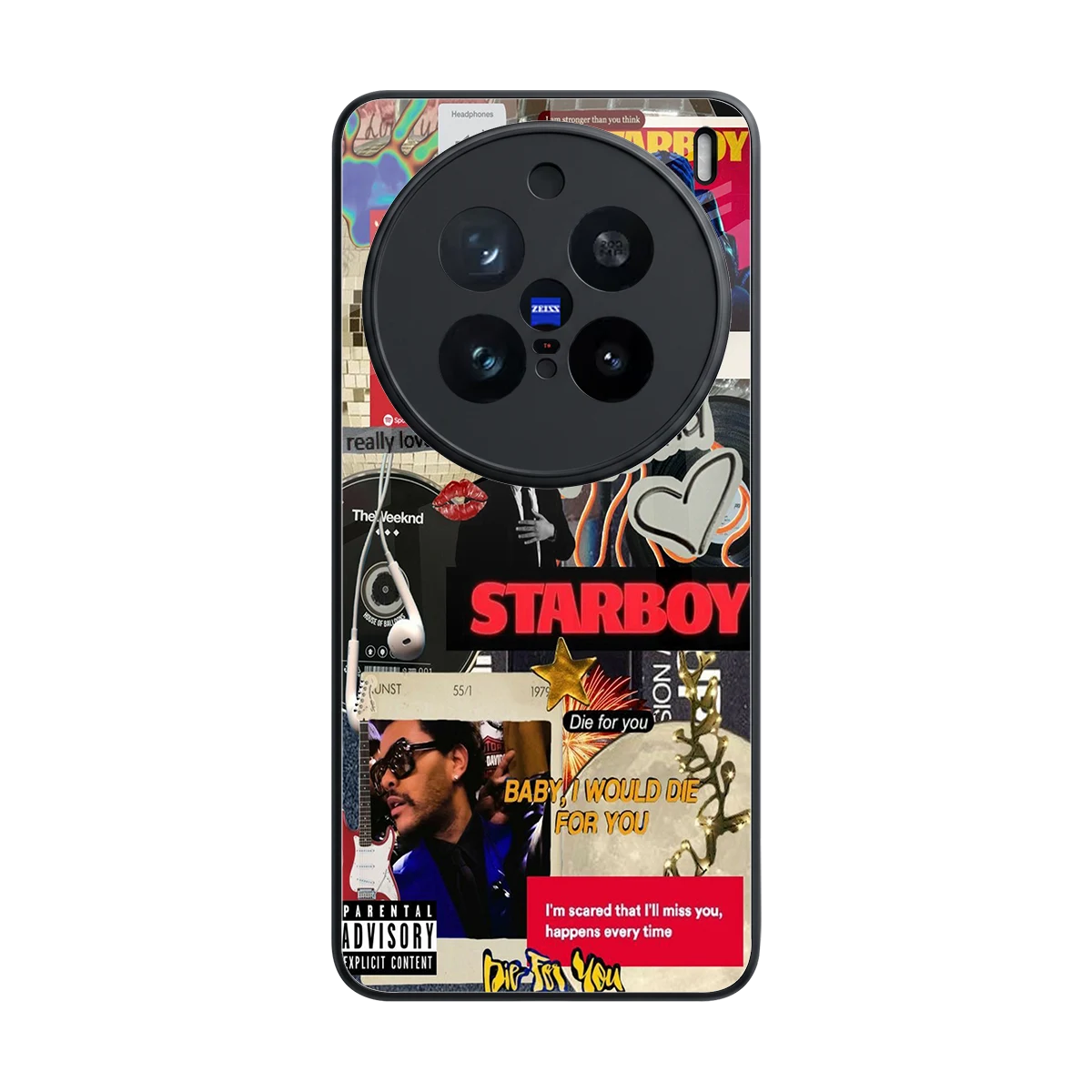 Stellar Starboy back phone cover | glass case for vivo x200 pro