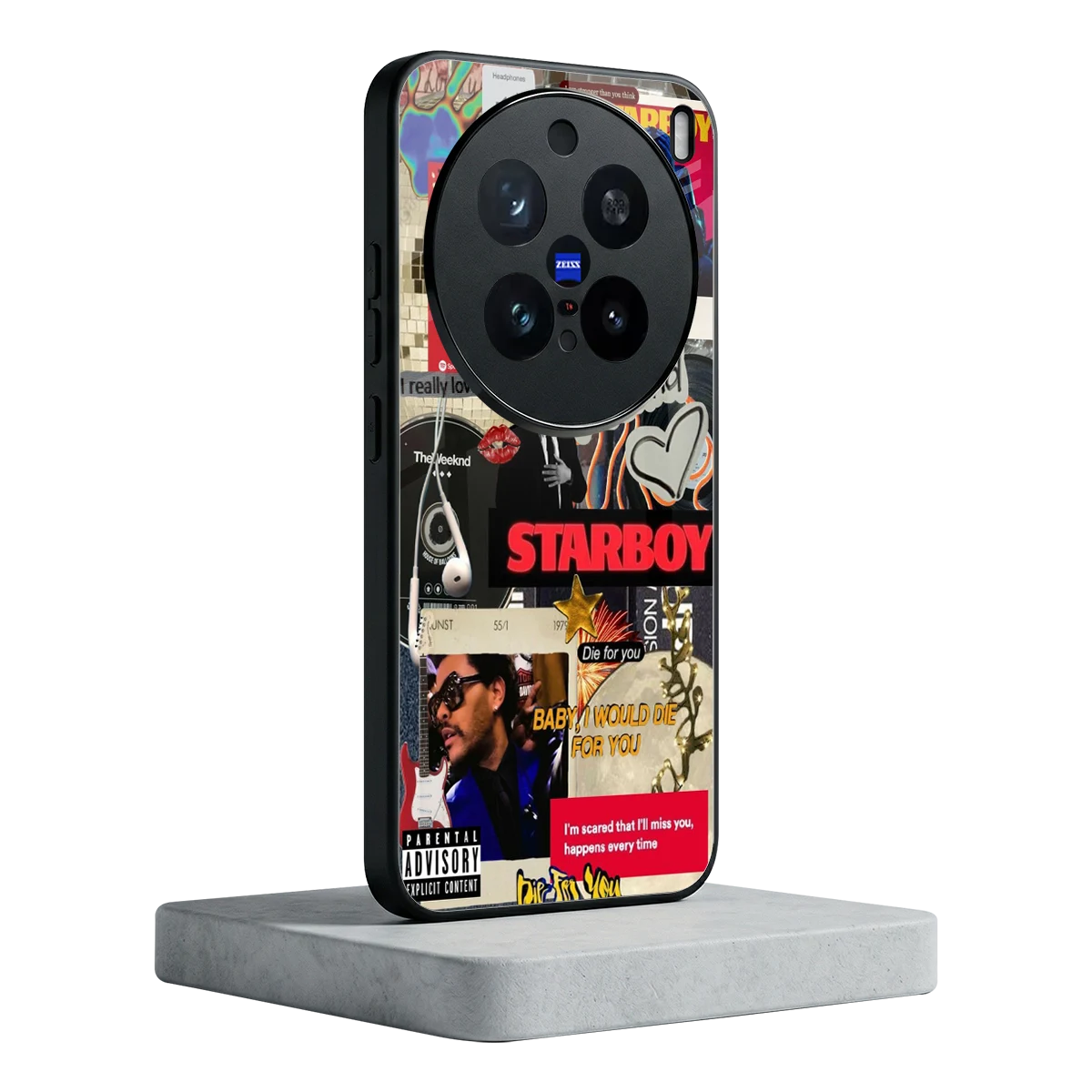Stellar Starboy vivo x200 pro mobile cover | shockproof glass phone case