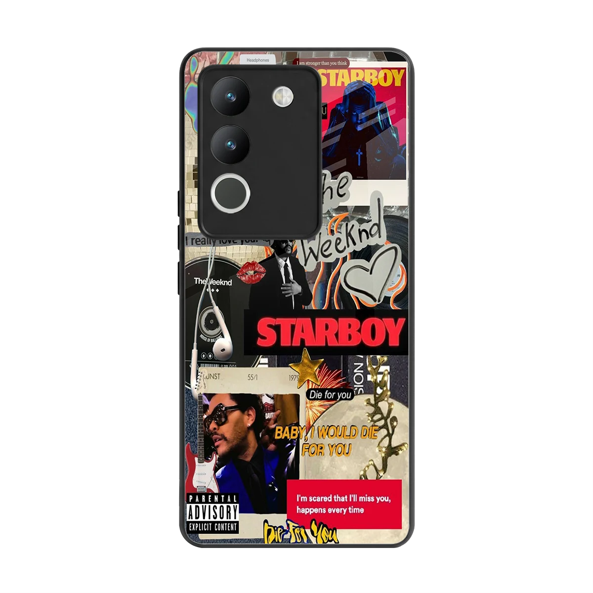 Stellar Starboy back phone cover | glass case for vivo y200 5g