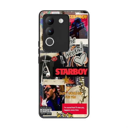 Stellar Starboy back phone cover | glass case for vivo y200 5g