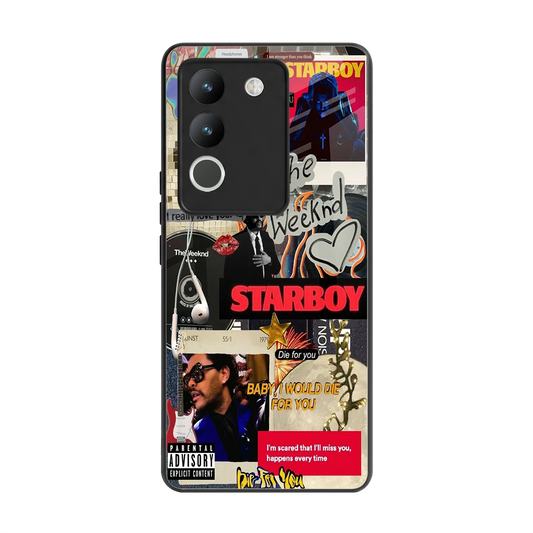 Stellar Starboy back phone cover | glass case for vivo y200 5g