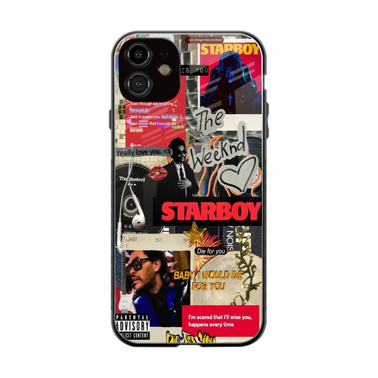 Stellar Starboy back phone cover | glass case for iphone 12