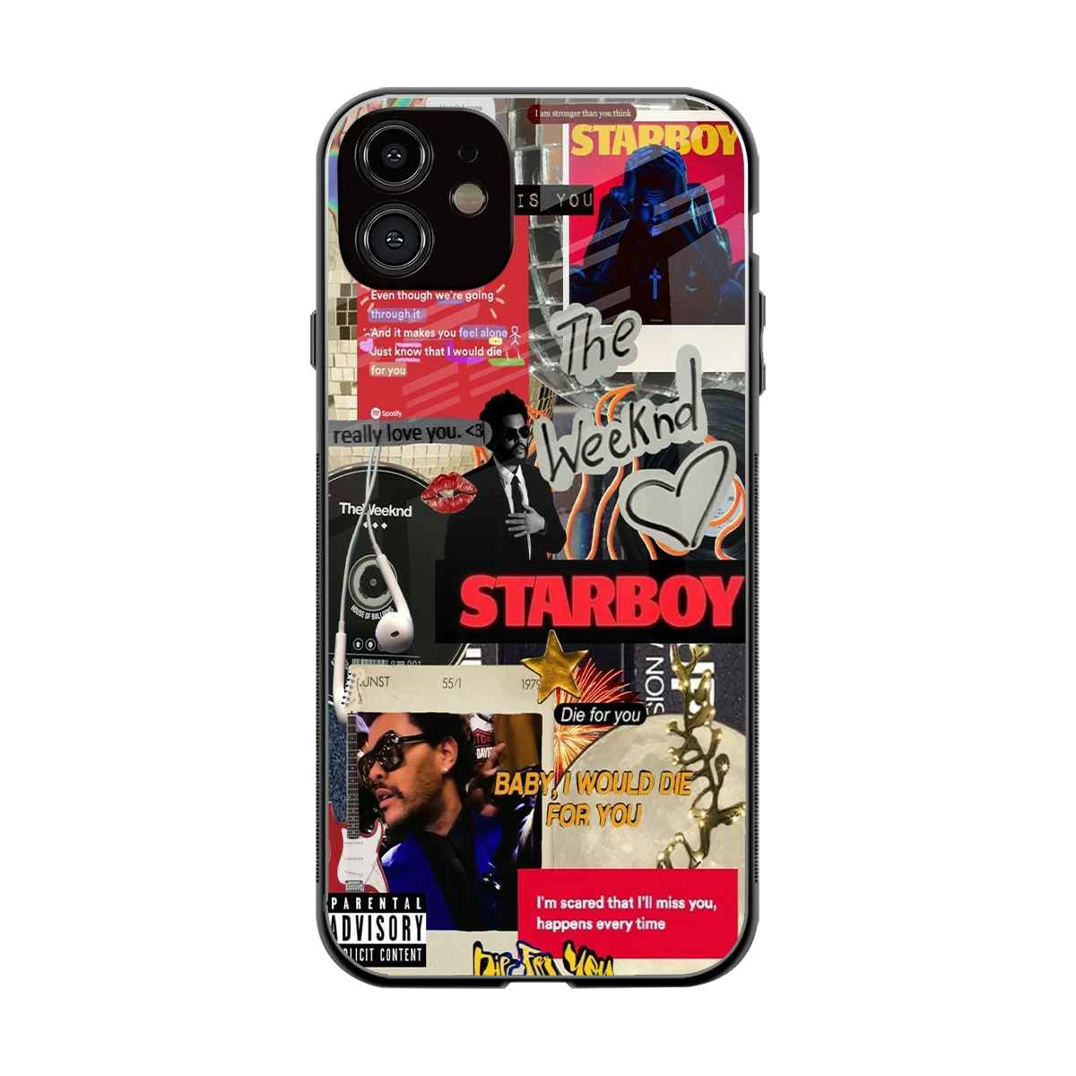 Stellar Starboy back phone cover | glass case for iphone 11