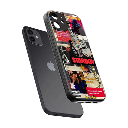 Stellar Starboy sleek iphone 11 cover with tempered glass back and TPU edges
