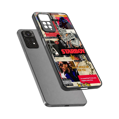 Stellar Starboy sleek redmi note 11 pro cover with tempered glass back and TPU edges