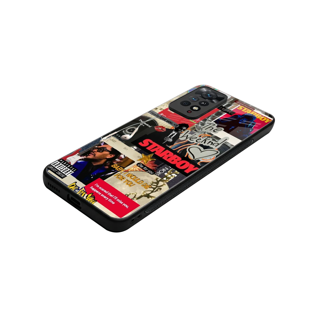 Stellar Starboy stylish phone case for redmi note 11 pro | glossy glass and slim fit