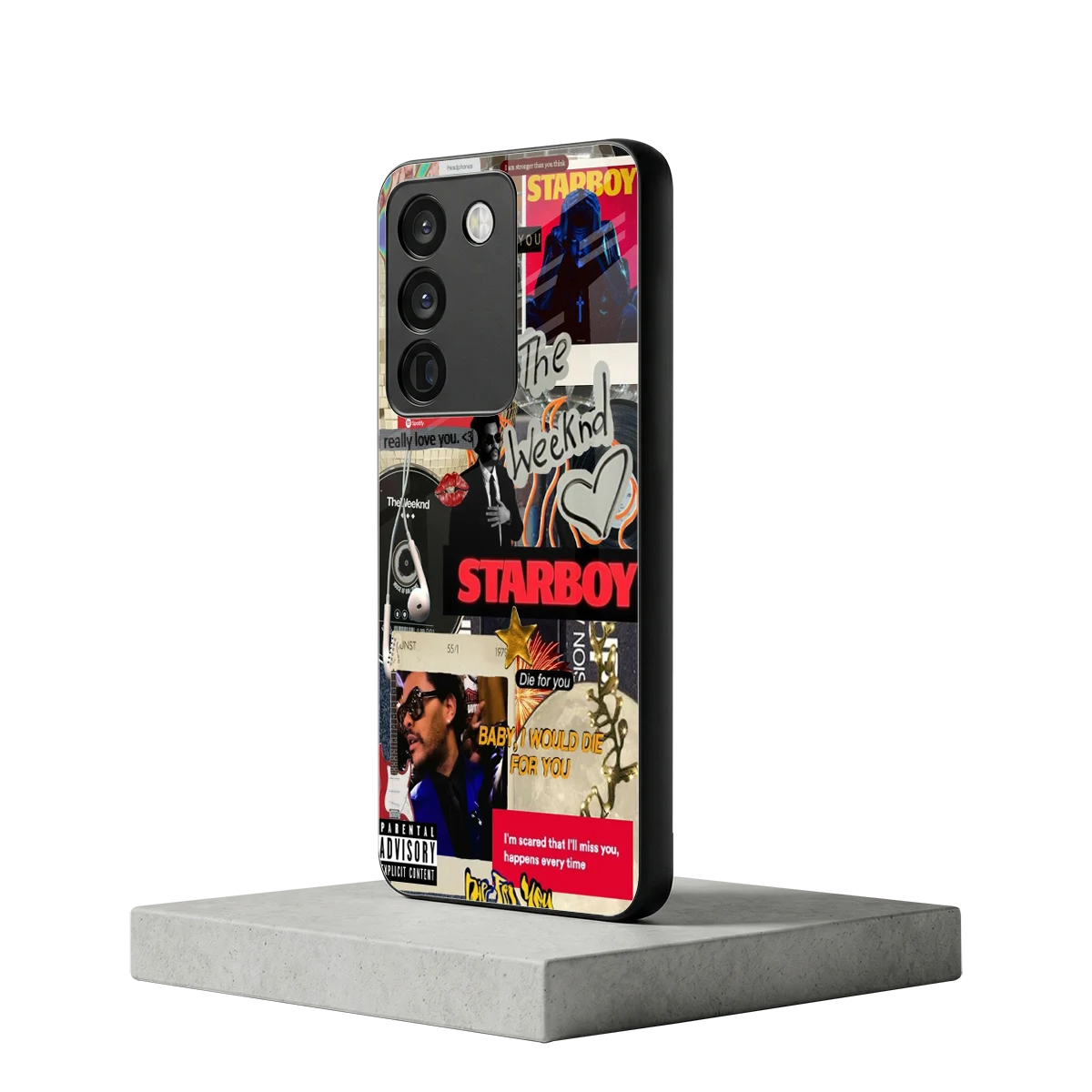 Stellar Starboy vivo y200 5g mobile cover | shockproof glass phone case