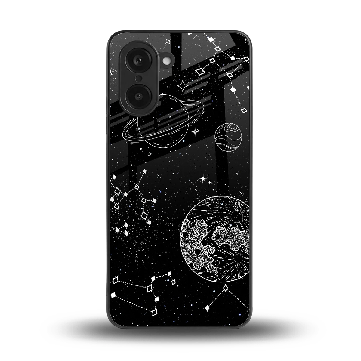 Stellar Voyage back phone cover | glass case for oneplus nord ce5 5g